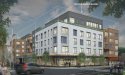 Architect's rendering of proposed 5 Washington St. project in Brighton
