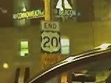 End of Rte. 20