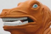 Orange dinosaur