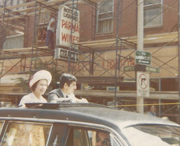 Queen and Dukakis in the North End